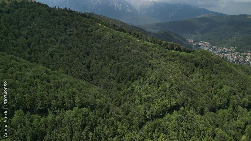 Majestic Aerial Journey: Flying Over Baiului Mountains with Panoramic Bucegi Views Majestic Aerial Journey: Flying Over Baiului Mountains with Panoramic Bucegi Views