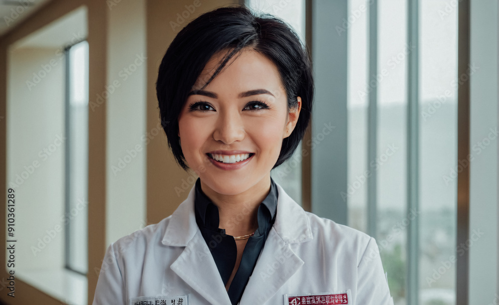 Portrait of woman doctor. Confident and Friendly doctor at a medical clinic. Portrait of woman doctor. Confident and Friendly doctor at a medical clinic.