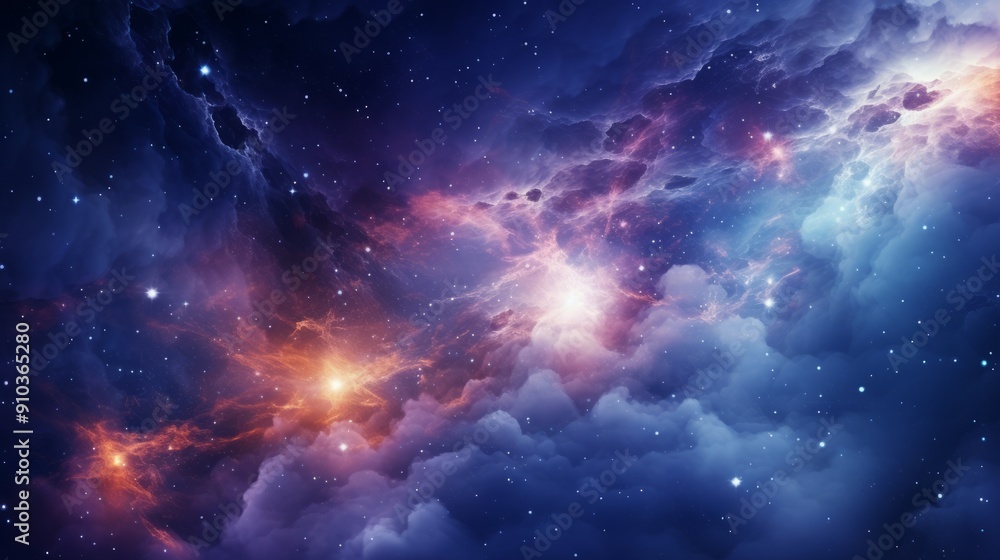 Colorful space background with vibrant stars and nebula gas cloud in deep outer space, 3d rendered science fiction illustration of celestial phenomena and cosmic wonders
Colorful space background with vibrant stars and nebula gas cloud in deep outer space, 3d rendered science fiction illustration of celestial phenomena and cosmic wonders