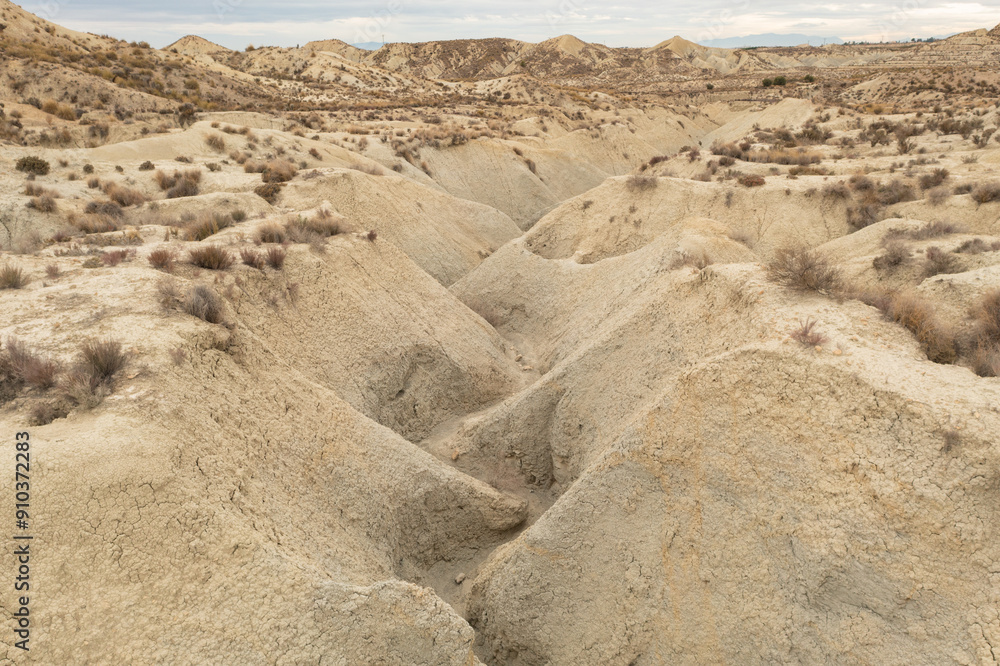 Aerial view of the Abanilla desert or Mahoya Desert in Murcia, Spain Aerial view of the Abanilla desert or Mahoya Desert in Murcia, Spain