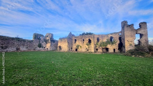 Old castle ruins in Ireland photo