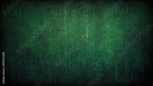 Green and black dark color grunge texture background