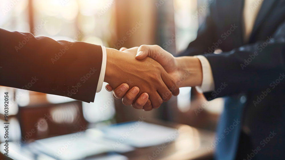 business people shaking hands after closing a deal, closeup of businessmen doing a handshake business people shaking hands after closing a deal, closeup of businessmen doing a handshake