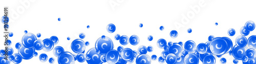 Vitamin C round capsules scattered randomly.