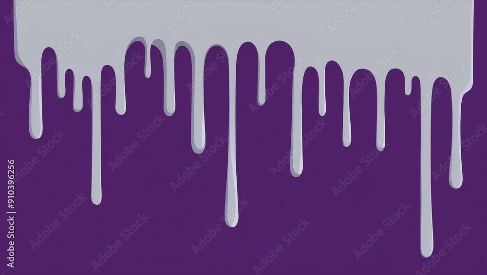 flat aesthetic linear dripping grey paint on purple ba background flat aesthetic linear dripping grey paint on purple ba background