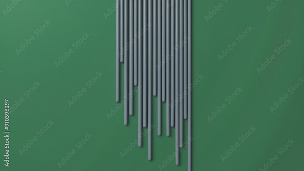 flat aesthetic linear dripping grey paint on green bac background flat aesthetic linear dripping grey paint on green bac background