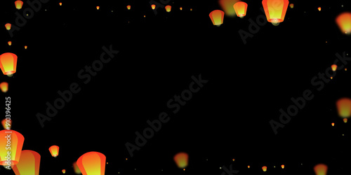 Yi peng festival card.