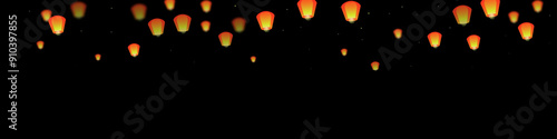 Foto Yi peng festival card.