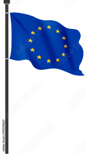 a picture of European Union Flag Illustration