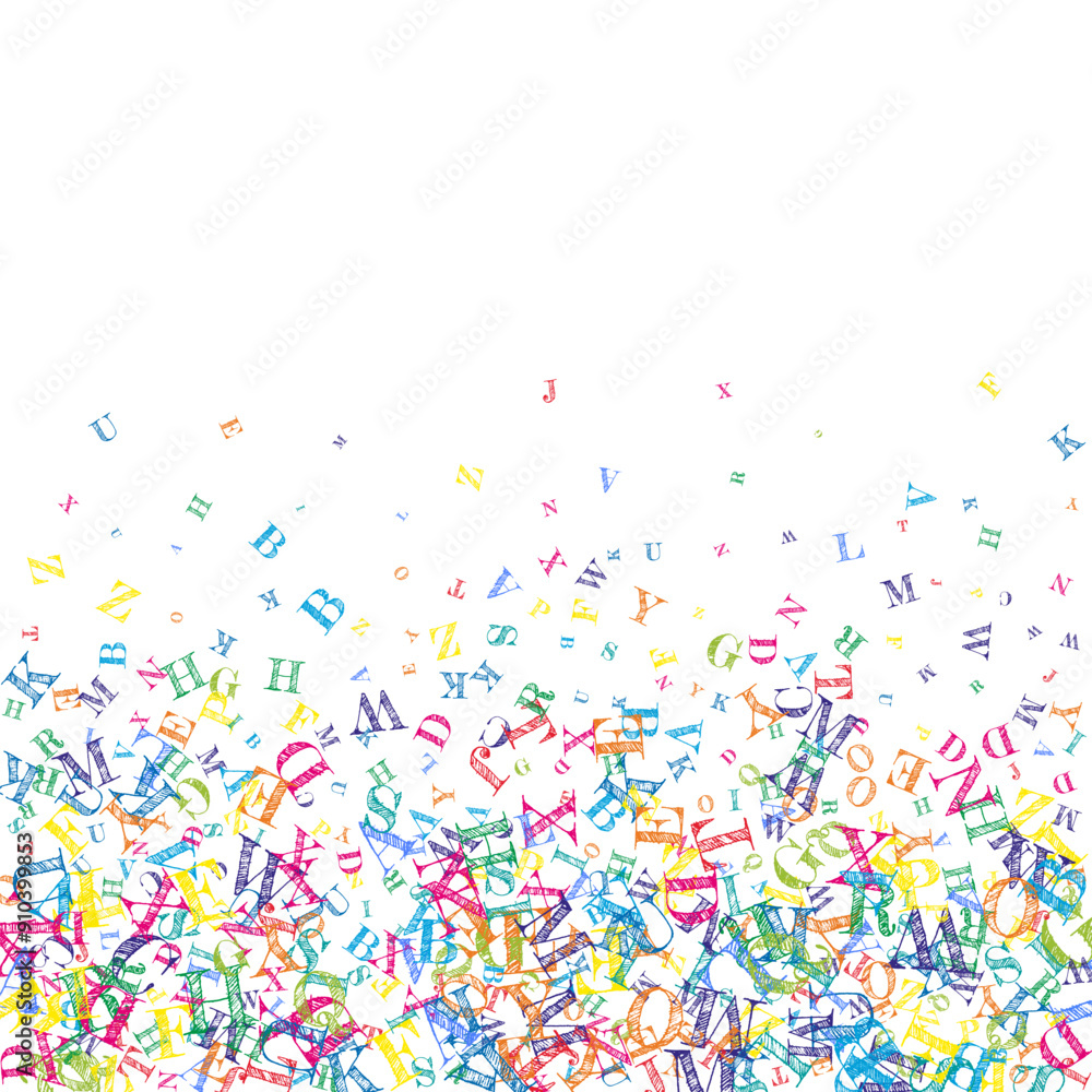 Concept of school background. Colorful childish Concept of school background. Colorful childish