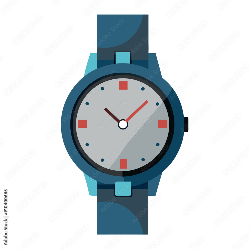 Mens Wrist Watch icon vector illustration, isolated white background Mens Wrist Watch icon vector illustration, isolated white background