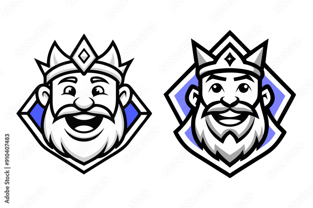 A king head, tough looking medieval warrior face, man wearing crown A king head, tough looking medieval warrior face, man wearing crown