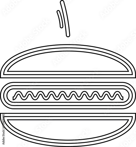 Food vector flat silhouette collection