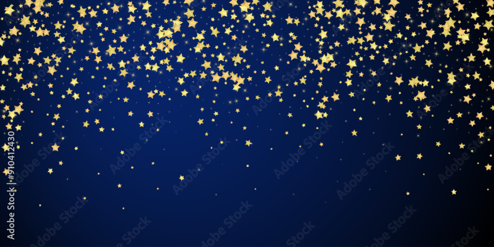 Magic stars vector overlay. Gold stars scattered Magic stars vector overlay. Gold stars scattered