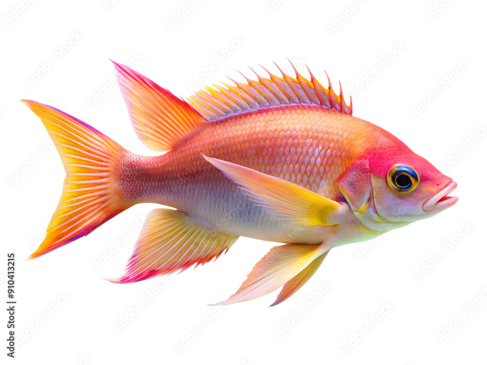 Anthias isolated on a transparent background Anthias isolated on a transparent background