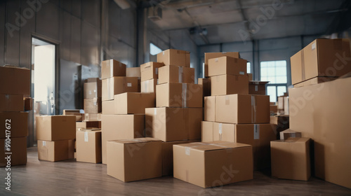 Room Filled With Brown Boxes
