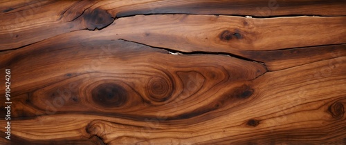 Close-up of wood texture, Polished rosewood grain, 2.4:1 wood grain texture. photo