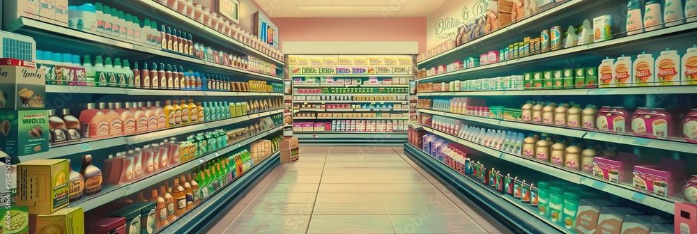 Embark on a fascinating journey through a supermarket aisle dedicated to health foods Embark on a fascinating journey through a supermarket aisle dedicated to health foods