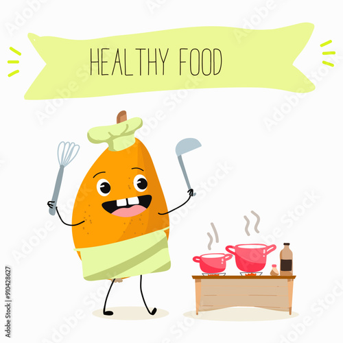 Cute loquat, medlar character with many expressions, fruit different activities, poses vector illustration flat design set.