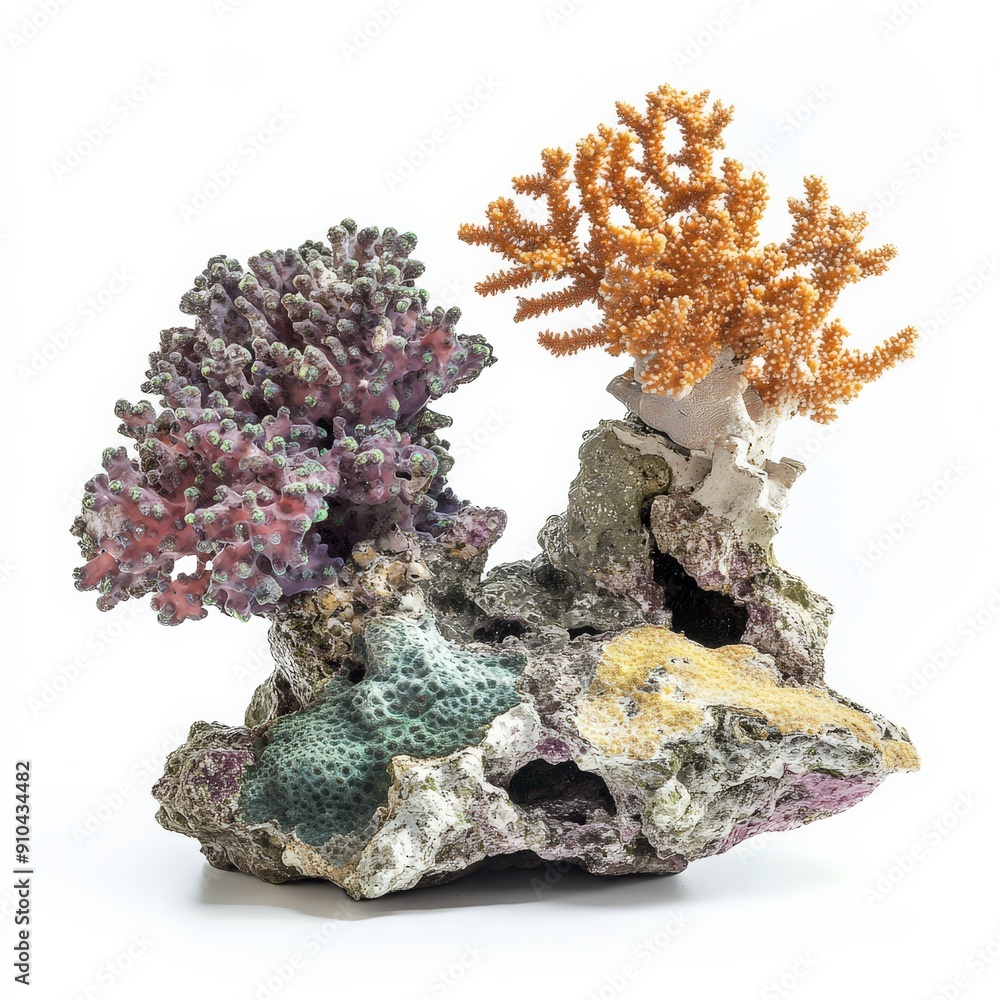 Obraz premium Beautifully crafted coral ornaments perfect for enhancing aquarium aquascaping