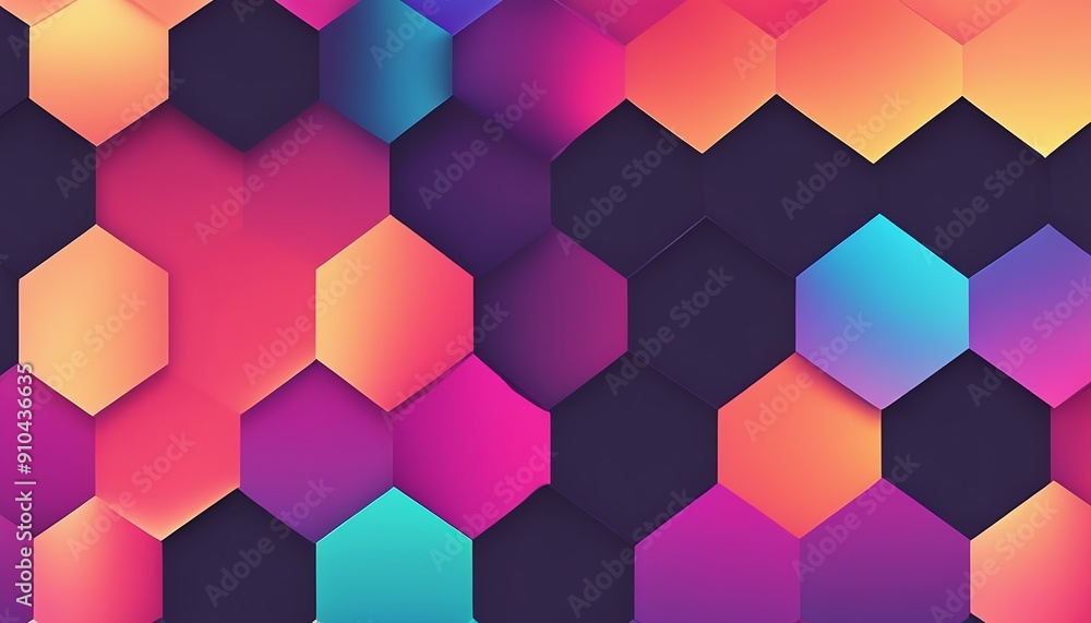 Hexagon Rainbow Symphony - Super HD - Colored Light Hexagon Rainbow Symphony - Super HD - Colored Light