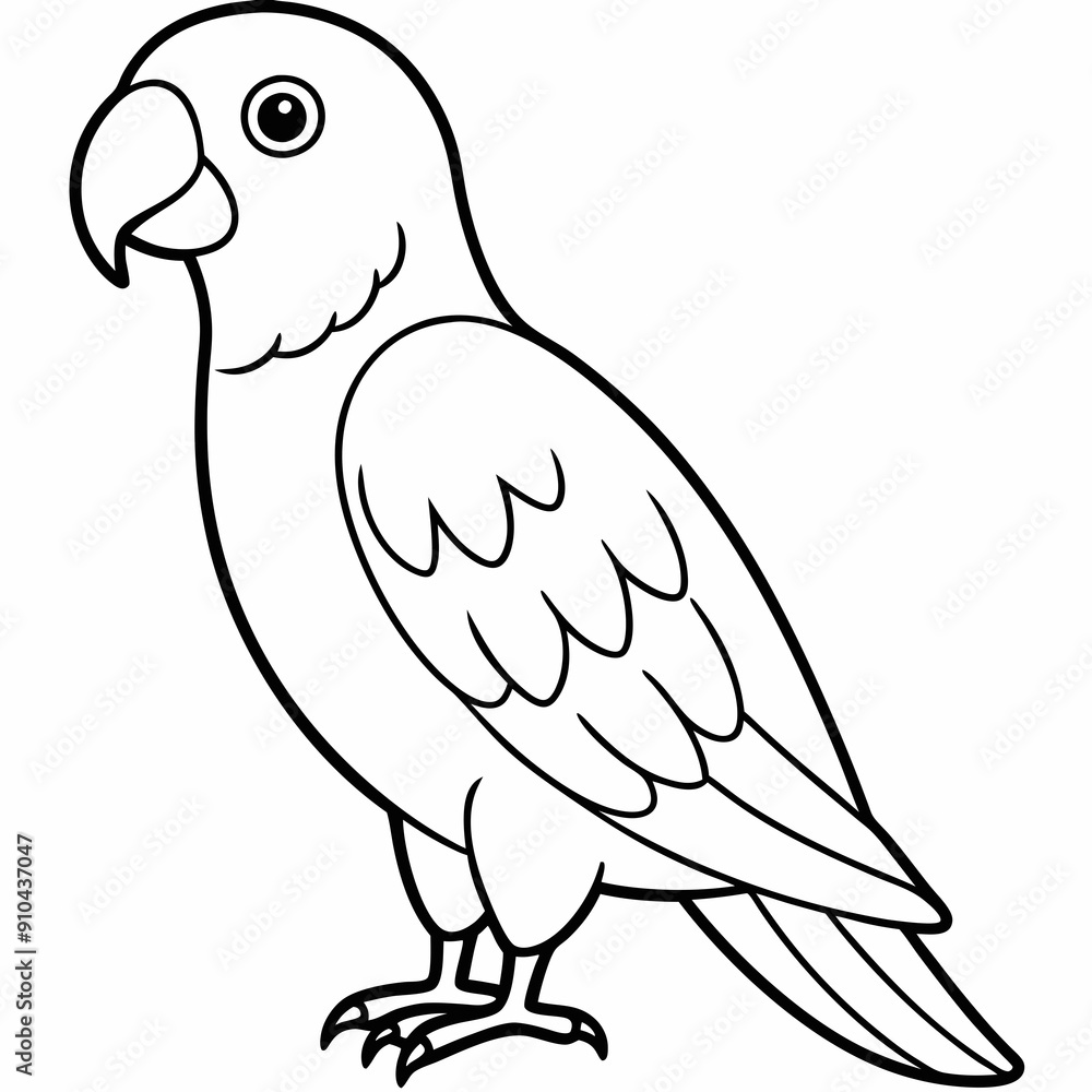 Hand drawn of Cockatoo parrot in zentangle style for Adult coloring book page, shirt design effect, logo, tattoo and decoration.Vector illustration. Hand drawn of Cockatoo parrot in zentangle style for Adult coloring book page, shirt design effect, logo, tattoo and decoration.Vector illustration.