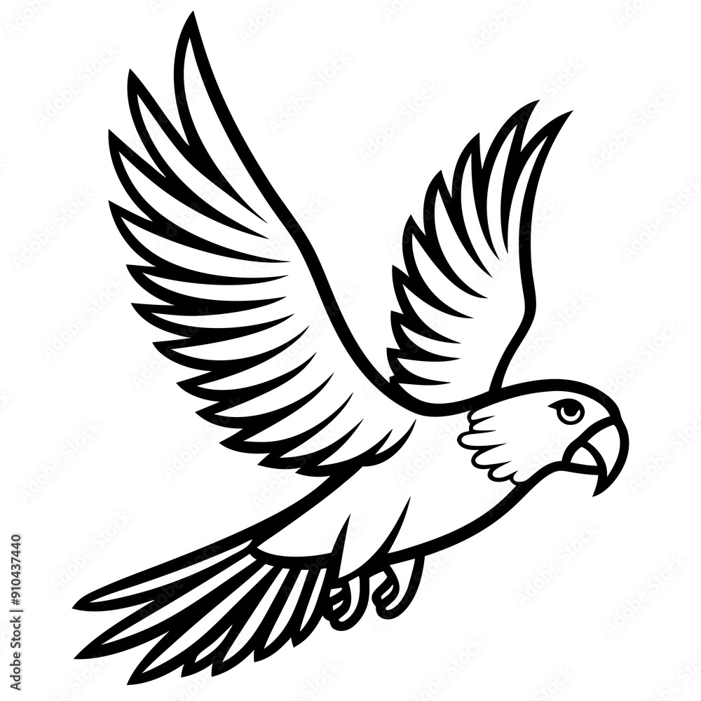 Hand drawn of Cockatoo in zentangle style for Adult coloring book page, shirt design effect, logo, tattoo and decoration.Vector illustration. Hand drawn of Cockatoo in zentangle style for Adult coloring book page, shirt design effect, logo, tattoo and decoration.Vector illustration.