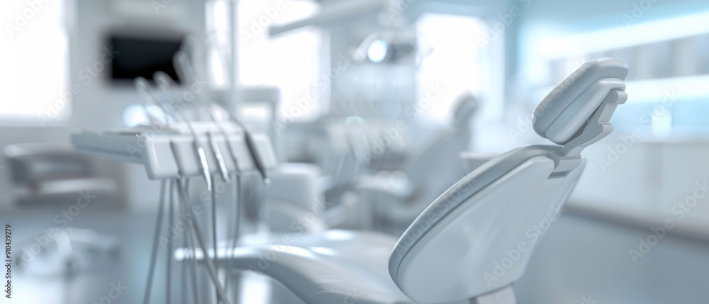 Modern dental clinic interior with equipment. Generative ai. Modern dental clinic interior with equipment. Generative ai.