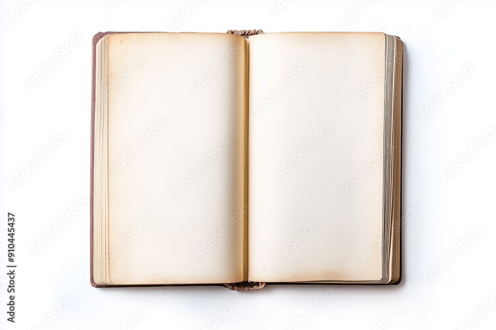 Blank Open Paper Textbook Template Stylized Game Thumbnail Icon Generative Illustration Blank Open Paper Textbook Template Stylized Game Thumbnail Icon Generative Illustration