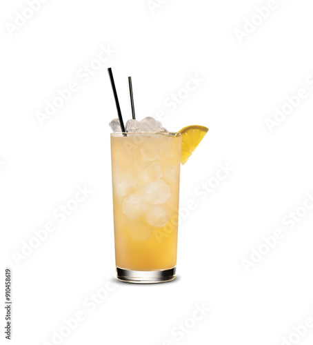 arnold palmer cocktail isolated on white or transparent background