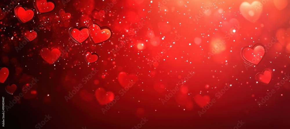 red background of hearts red background of hearts