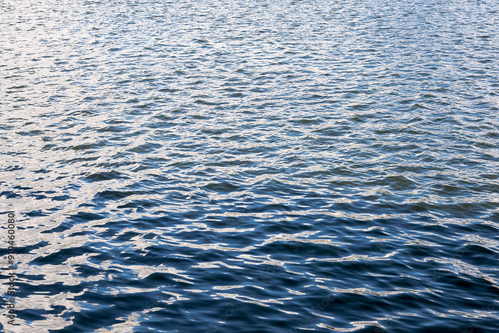 the surface of the water with waves the surface of the water with waves