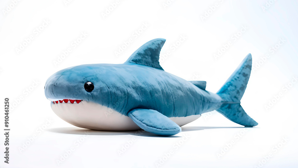Fototapeta premium toy shark isolated