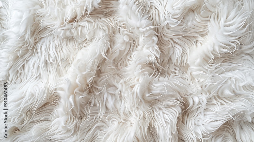 Close-up of a soft white faux fur texture, ideal for use as a background in interior design, fashion, and textile projects. Perfect for creating a cozy, luxurious, and warm aesthetic in your designs. Close-up of a soft white faux fur texture, ideal for use as a background in interior design, fashion, and textile projects. Perfect for creating a cozy, luxurious, and warm aesthetic in your designs.