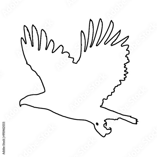 Eagle Drawing | Eagle Outline | Eagle Clipart photo