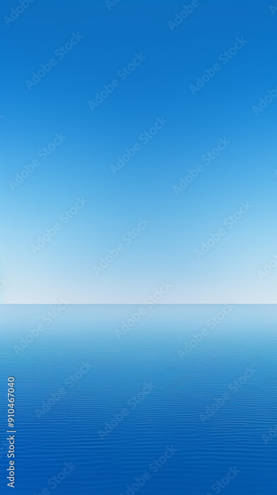 Obraz premium blue space room. Ai generated