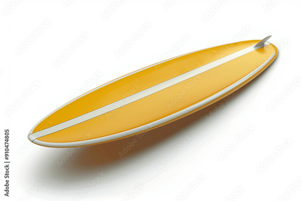 A Vibrant Yellow And White Surfboard Perfect For Summer Waves By The Ocean Shore A Vibrant Yellow And White Surfboard Perfect For Summer Waves By The Ocean Shore