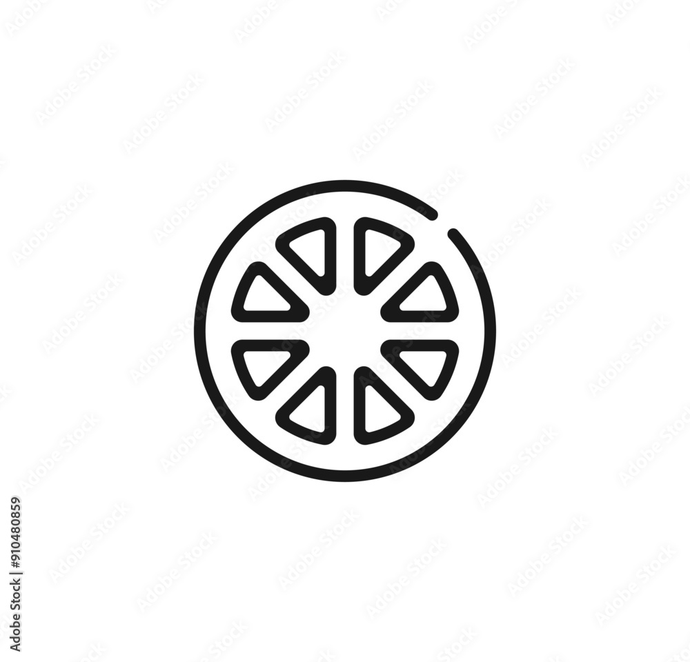 Orange outline icon Orange outline icon