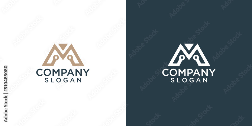 letter m abstract monogram logo vector design letter m abstract monogram logo vector design