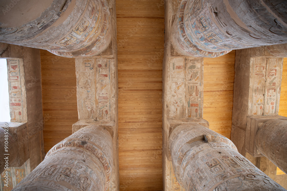 Beautiful view of ancient Karnak Temple in Luxor, Egypt