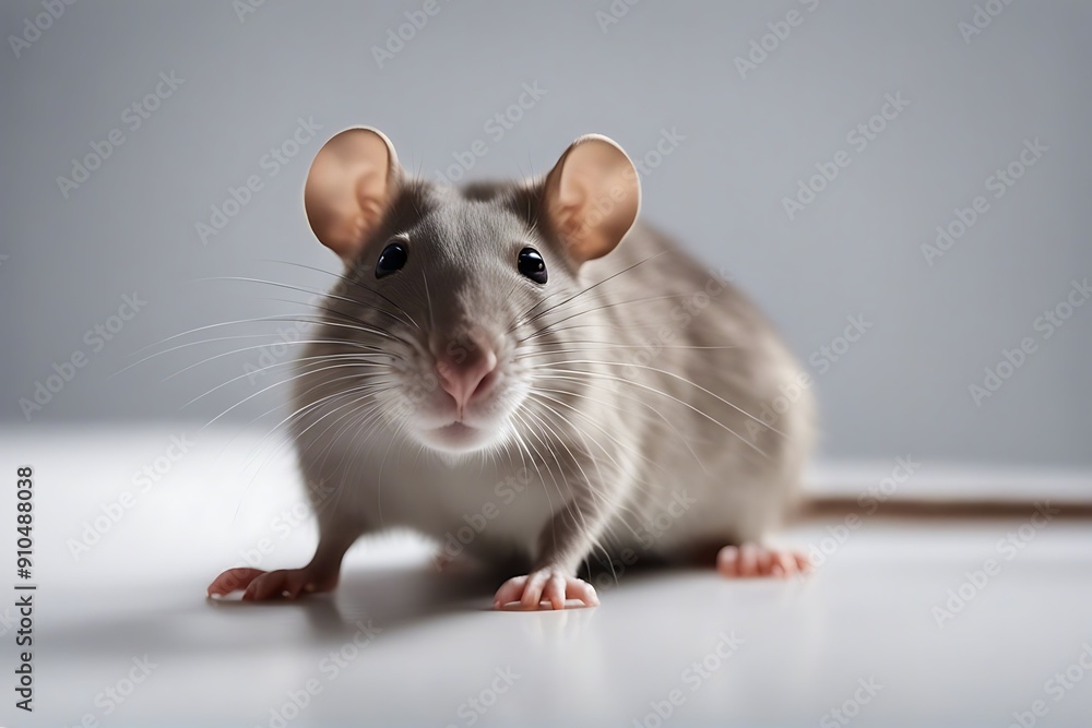 rat white animal black isolated domestic mammal rodent pet fur hairy whisker closeup pest rat white animal black isolated domestic mammal rodent pet fur hairy whisker closeup pest