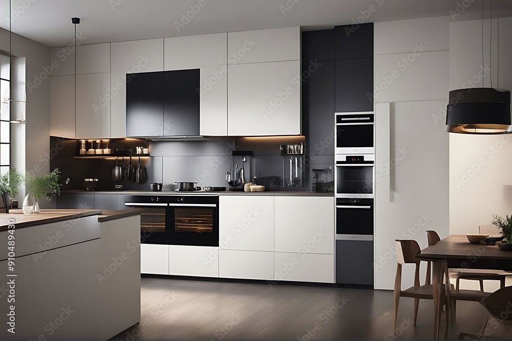 built Open kitchen oven furniture modern built Open kitchen oven furniture modern