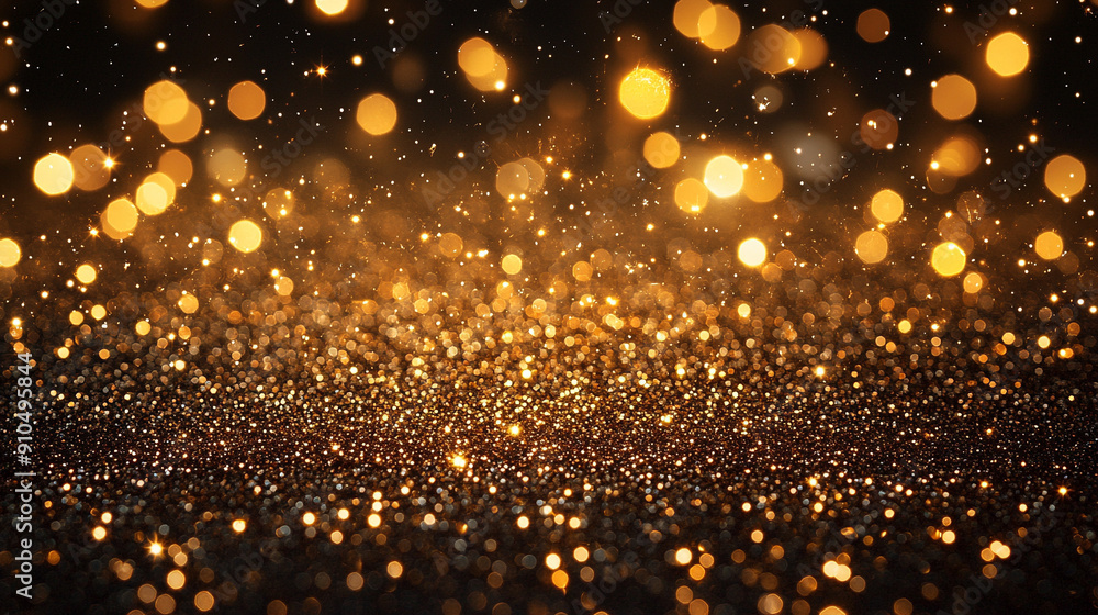 glittering lights with gold and blue hues create a magical, shimmering background, evoking feelings of luxury, elegance, and celebration glittering lights with gold and blue hues create a magical, shimmering background, evoking feelings of luxury, elegance, and celebration