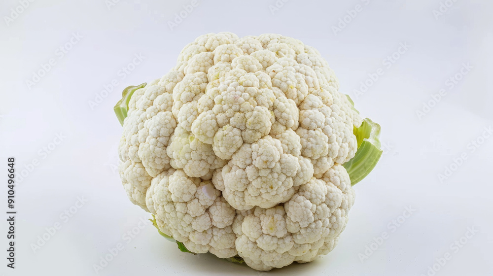 A whole cauliflower isolated on white A whole cauliflower isolated on white