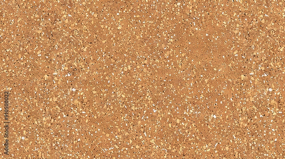 A close-up of a brown-and-white textured corkboard with a red stop sign in the foreground A close-up of a brown-and-white textured corkboard with a red stop sign in the foreground