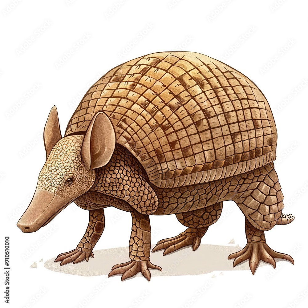 Armadillo Void/Space element animal cartoon isolated whitebackground 16:9 Armadillo Void/Space element animal cartoon isolated whitebackground 16:9