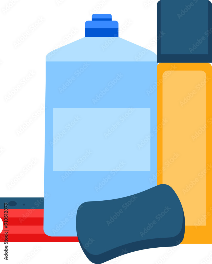 Cleaning icon. Spray, brush. Cleaning icon. Spray, brush.
