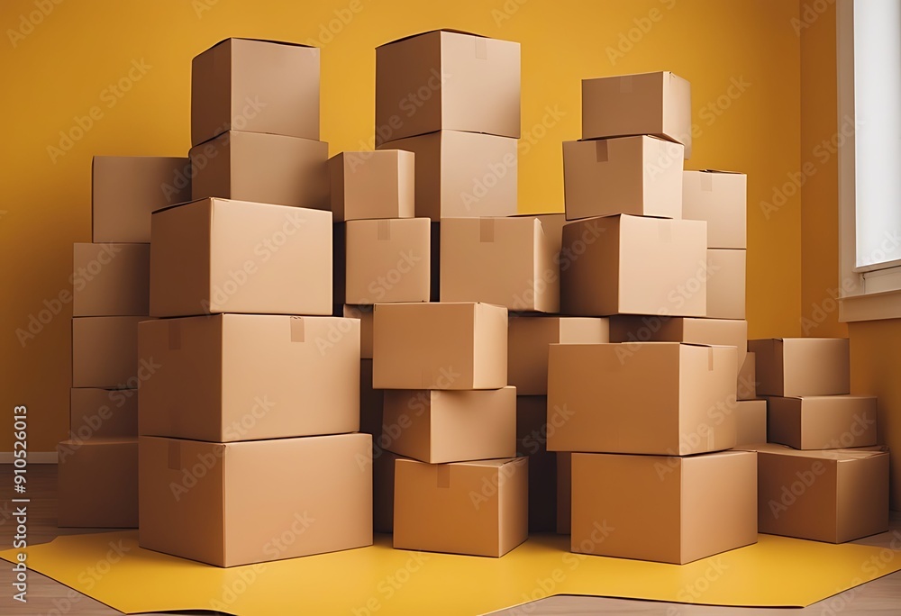 cardboard pile floor boxes background yellow box sealed transportation fragile stack advertisement spatch haulage commerce send deliver cardbox storage postal cardboard pile floor boxes background yellow box sealed transportation fragile stack advertisement spatch haulage commerce send deliver cardbox storage postal
