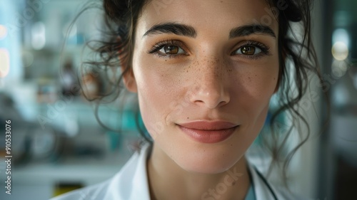 Close-up portrait of a youn...