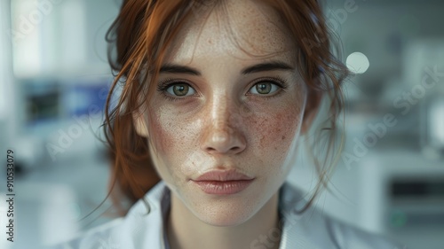 Close-up portrait of a youn...